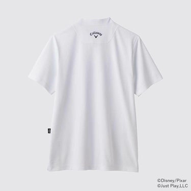 キャロウェイ Callaway　トイ・ストーリー キャロウェイコレクション 半袖 モックシャツ C25134133 1030 ホワイト　2025年モデル 詳細2