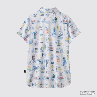 キャロウェイ Callaway　レディース トイ・ストーリー キャロウェイコレクション 総柄 半袖 ポロシャツ C25134231 1031 ホワイト　2025年モデル 詳細2