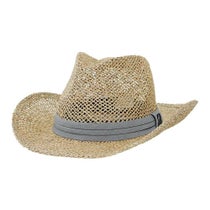 ブリヂストン　天然草ハット HASG31 SG シルバーグレー