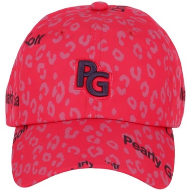 パーリーゲイツ PEARLY GATES　ヒョウ柄プリントUVキャップ 053-5287607 091 ピンク　2025年モデル 詳細2