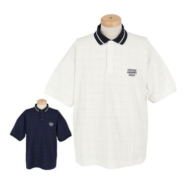 ユナイテッドアローズゴルフ　メンズ プレイド ジャガード 半袖 ポロシャツ 6017-699-0113　2025年モデル 詳細11