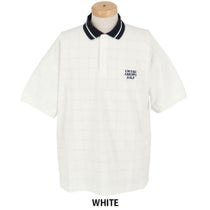 ユナイテッドアローズゴルフ　メンズ プレイド ジャガード 半袖 ポロシャツ 6017-699-0113　2025年モデル