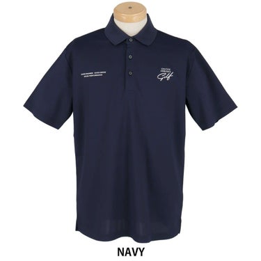 ユナイテッドアローズゴルフ　メンズ ロゴプリント スタンダード 半袖 ポロシャツ 6017-699-0109　2025年モデル NAVY