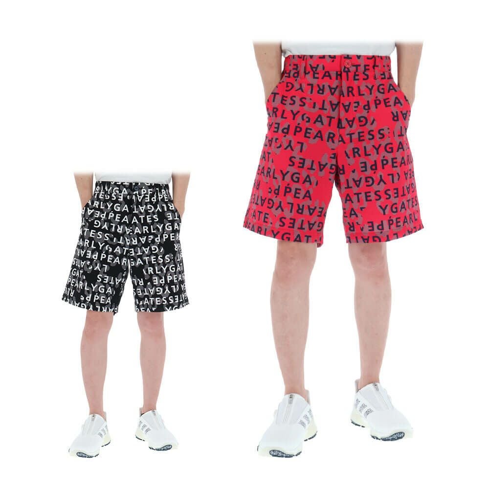 パーリーゲイツ PEARLY GATES メンズ Nyストレッチドビーロゴヒョウ柄