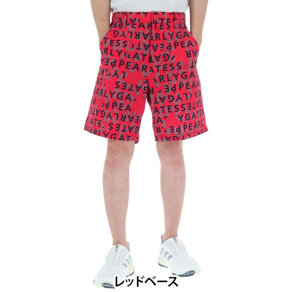 パーリーゲイツ PEARLY GATES メンズ Nyストレッチドビーロゴヒョウ柄