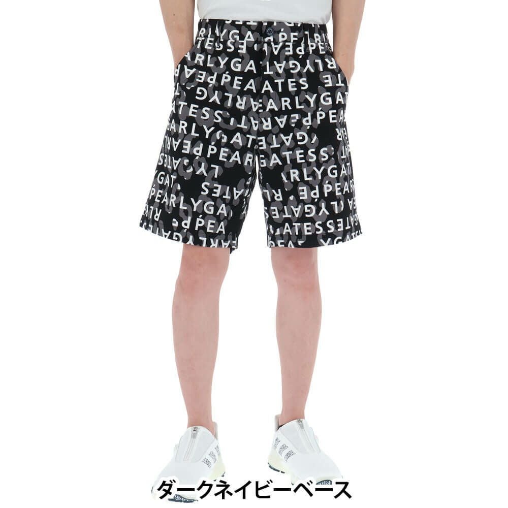 パーリーゲイツ PEARLY GATES メンズ Nyストレッチドビーロゴヒョウ柄