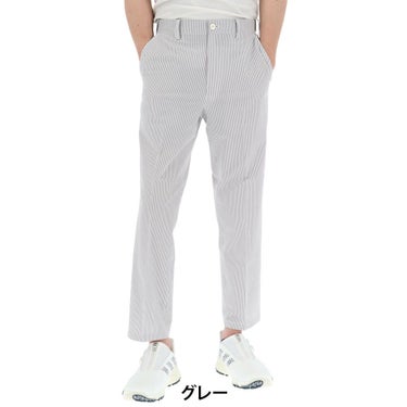 マンシングウェア Munsingwear　メンズ シアサッカー 9分丈パンツ MG5SLP83M　2025年モデル グレー