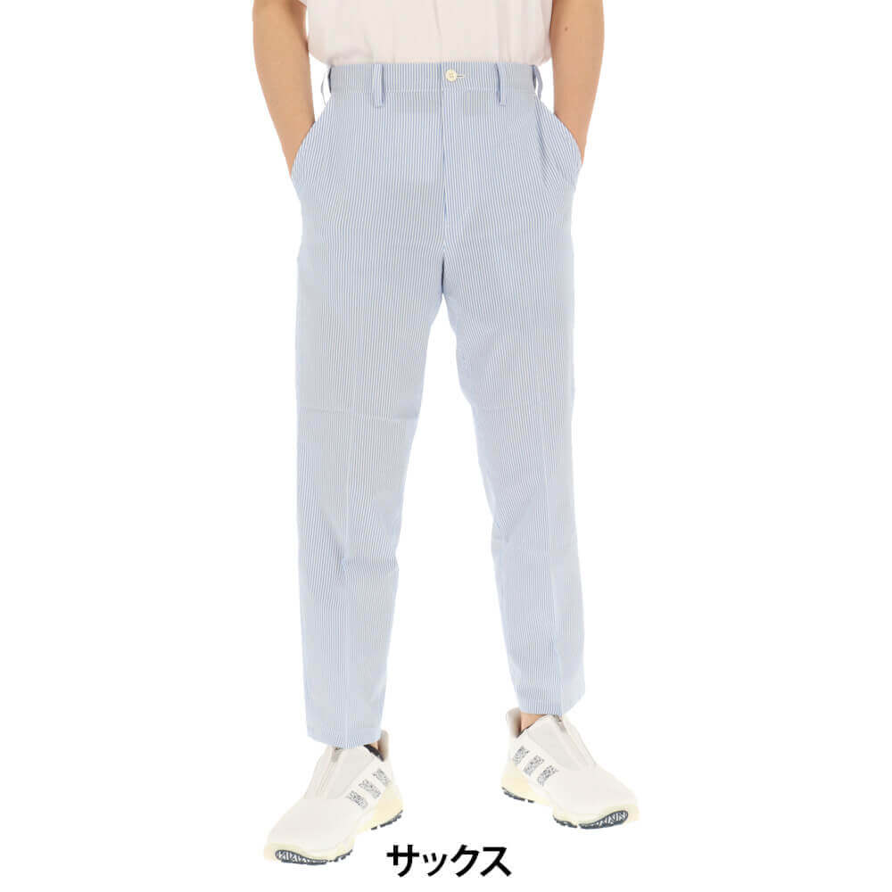マンシングウェア Munsingwear　メンズ シアサッカー 9分丈パンツ MG5SLP83M　2025年モデル 詳細6