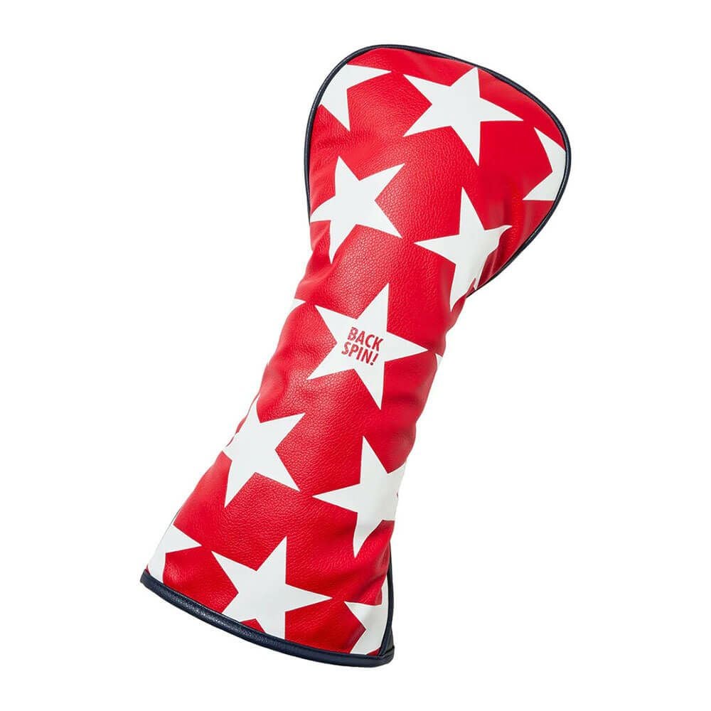 バックスピンゴルフ BACK SPIN! GOLF　スター ドライバー用 ヘッドカバー BSBB02H504 RDxWH レッド×ホワイト　2025年モデル レッド×ホワイト（RD/WH）