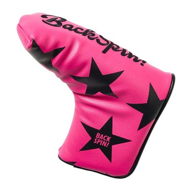 バックスピンゴルフ BACK SPIN! GOLF　スター ブレードタイプ パターカバー BSBC02H510 PK/BK ピンク　2025年モデル 詳細1