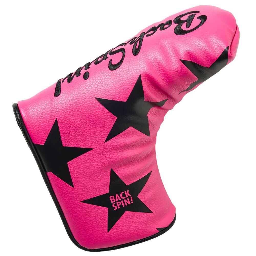 バックスピンゴルフ BACK SPIN! GOLF　スター ブレードタイプ パターカバー BSBC02H510 PK/BK ピンク　2025年モデル 詳細2