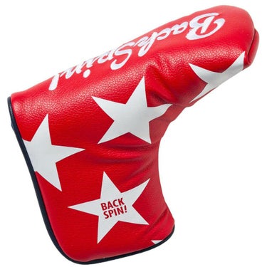 バックスピンゴルフ BACK SPIN! GOLF　スター ブレードタイプ パターカバー BSBC02H510 RDxWH レッド×ホワイト　2025年モデル 詳細2
