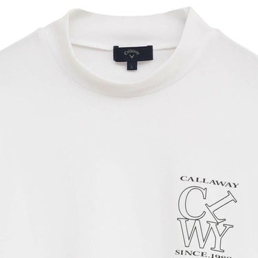 キャロウェイ Callaway　メンズ ハイゲージ カノコ 半袖 モックネックシャツ C25234100　2025年モデル 詳細3