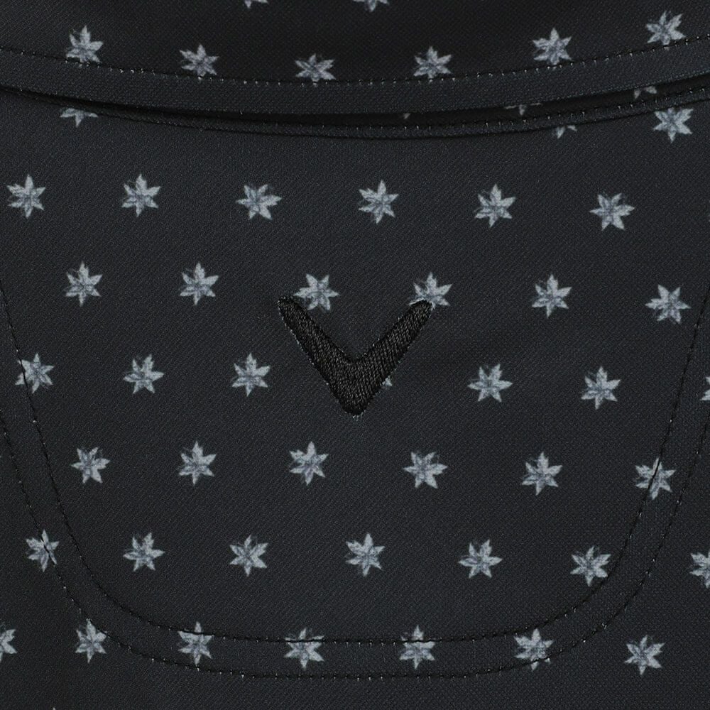 キャロウェイ Callaway　メンズ ミニフラワープリント ハイゲージ カノコ 半袖 ポロシャツ C25234102　2025年モデル 詳細5