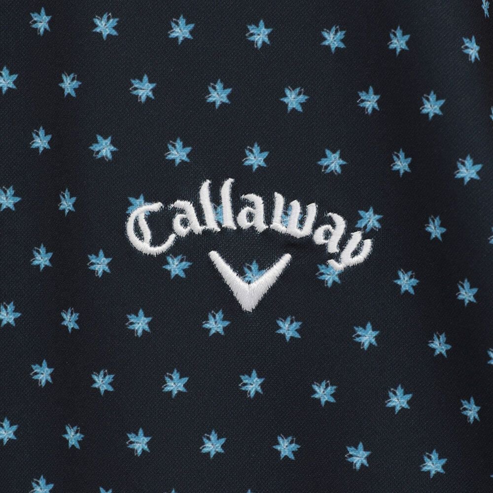 キャロウェイ Callaway　メンズ ミニフラワープリント ハイゲージ カノコ 半袖 ポロシャツ C25234102　2025年モデル 詳細18