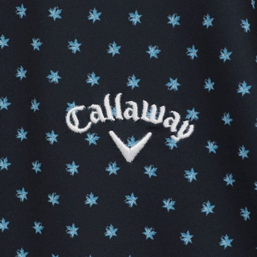 キャロウェイ Callaway　メンズ ミニフラワープリント ハイゲージ カノコ 半袖 ポロシャツ C25234102　2025年モデル 詳細18