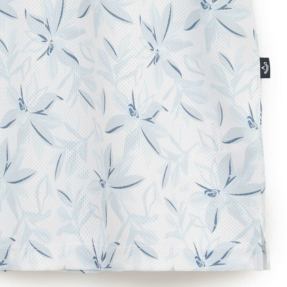 キャロウェイ Callaway　メンズ かざあなメッシュ フラワープリント 半袖 ポロシャツ C25234104　2025年モデル 詳細5