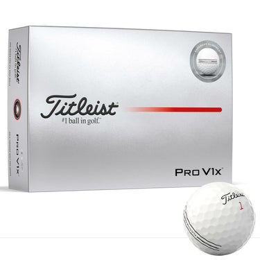 タイトリスト　プロV1x エイム 2025年モデル　ゴルフボール　1ダース（12球入り）　ホワイト ホワイト