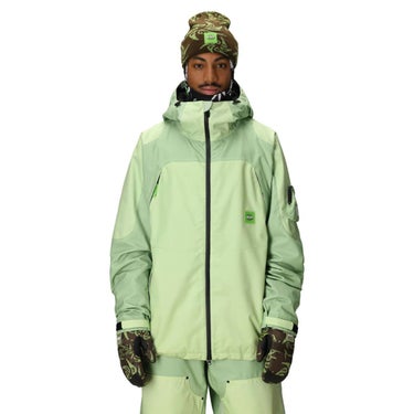 シックスエイトシックス 686　スキー スノーボードウェア ハフ ダブルシェルジャケット MENS 686 HUF DOUBLE H SHELL JACKET M5WN160-HGRN 2025-2026 HUF GREEN COLORBLOCK