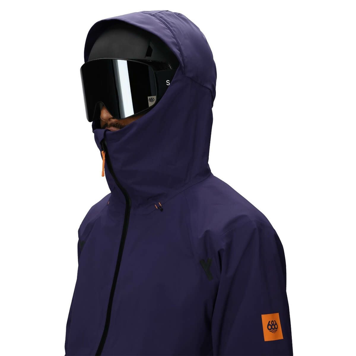 シックスエイトシックス 686　スキー スノーボードウェア ミステリーランチ QIジャケット MENS 686 MYSTERY RANCH QI JACKET M5WN166-MRPR 2025-2026 MYSTERY RANCH GOTHIC PURPLE 詳細3