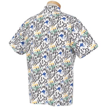 パーリーゲイツ PEARLY GATES　メンズ BALLくんロゴ 総柄プリント半袖 モックネックシャツ 053-5267705　2025年モデル 詳細2