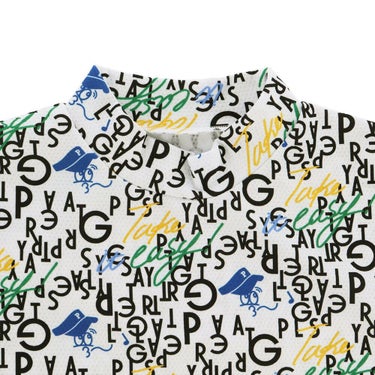 パーリーゲイツ PEARLY GATES　メンズ BALLくんロゴ 総柄プリント半袖 モックネックシャツ 053-5267705　2025年モデル 詳細4