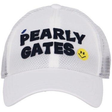 パーリーゲイツ PEARLY GATES　ALLメッシュ BASIC キャップ 053-5287701 030 ホワイト　2025年モデル 詳細2