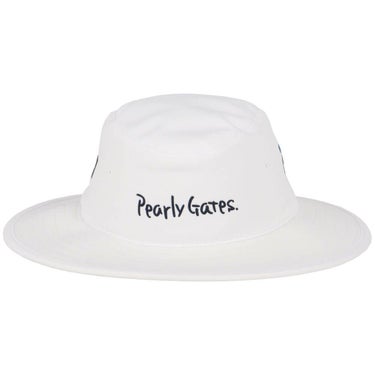 パーリーゲイツ PEARLY GATES　メッシュ つば広 ハット 053-5287702 030 ホワイト　2025年モデル 詳細2