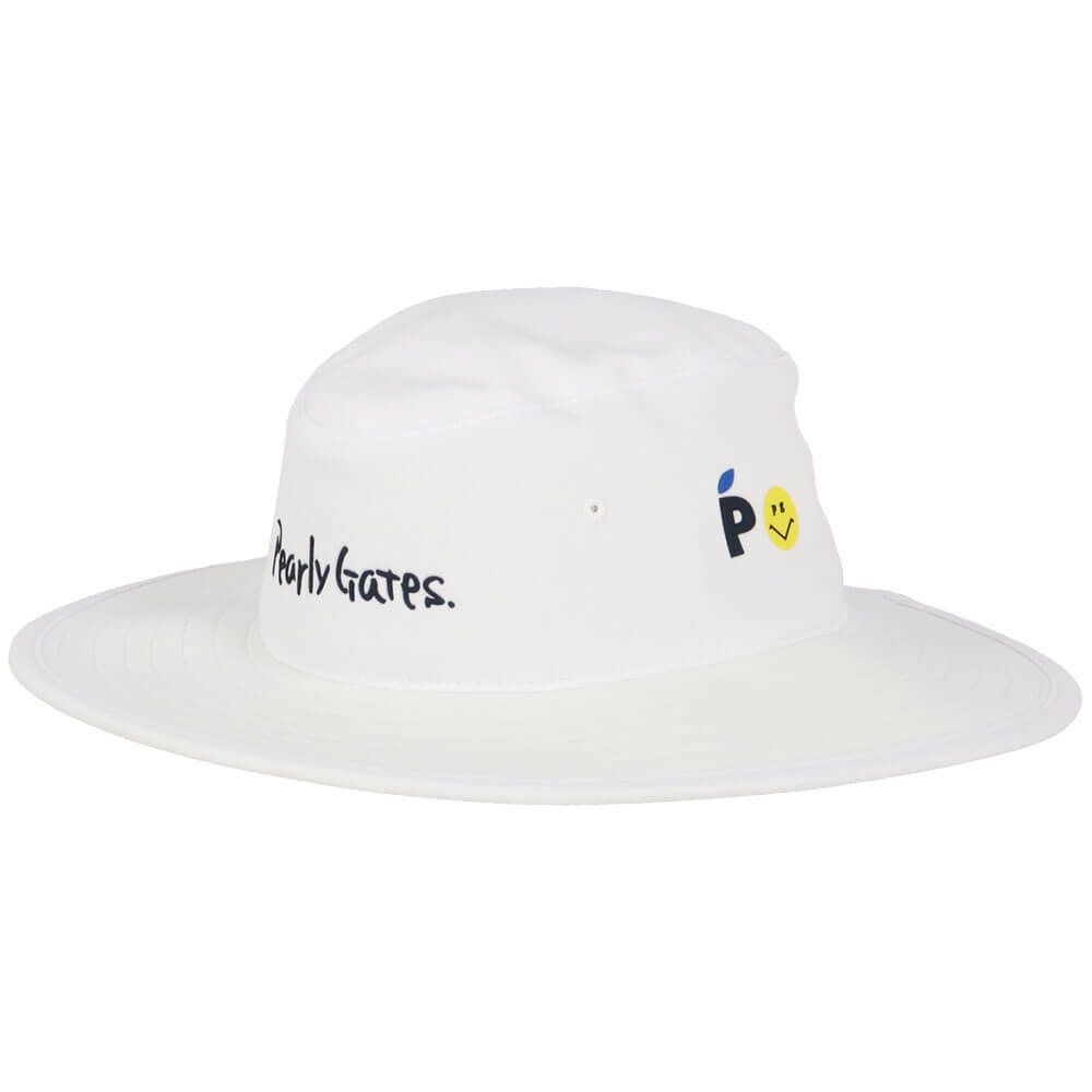 パーリーゲイツ PEARLY GATES　メッシュ つば広 ハット 053-5287702 030 ホワイト　2025年モデル 詳細2