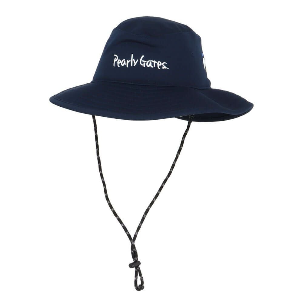パーリーゲイツ PEARLY GATES　メッシュ つば広 ハット 053-5287702 120 ネイビー　2025年モデル ネイビー