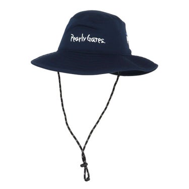 パーリーゲイツ PEARLY GATES　メッシュ つば広 ハット 053-5287702 120 ネイビー　2025年モデル ネイビー