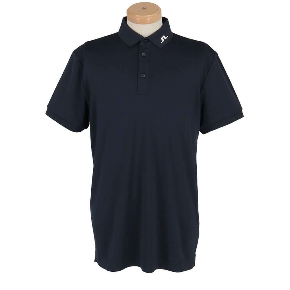 Jリンドバーグ J.LINDEBERG　メンズ バックブリッジ ロゴ刺繍 半袖 ポロシャツ 071-23242　2025年モデル 詳細1