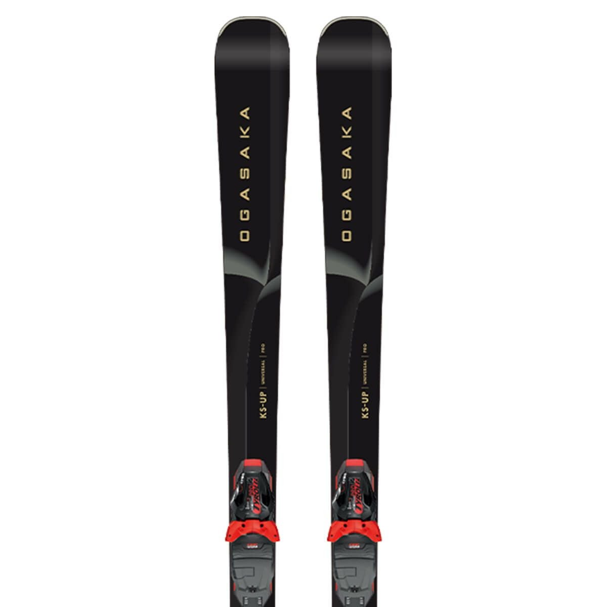 オガサカ OGASAKA　KS-UP/BK＋PRD12GW ケイエス ユーピー/ブラック＋PRD12GW　スキー板 ビンディングセット 2025-2026