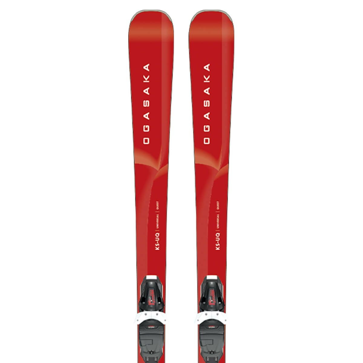 オガサカ OGASAKA　KS-UQ/RD＋PRD11GW ケイエス ユーキュー/レッド＋PRD11GW　スキー板 ビンディングセット 2025-2026