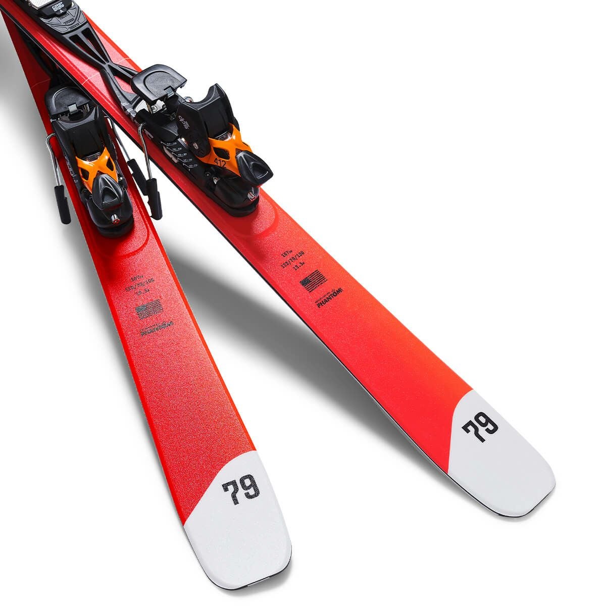 ディーピーエス DPS　PisteWorks 79＋XVST412 - X-Plate ピステワークス 79 Papaya　スキー板 ビンディングセット 2025-2026 詳細6