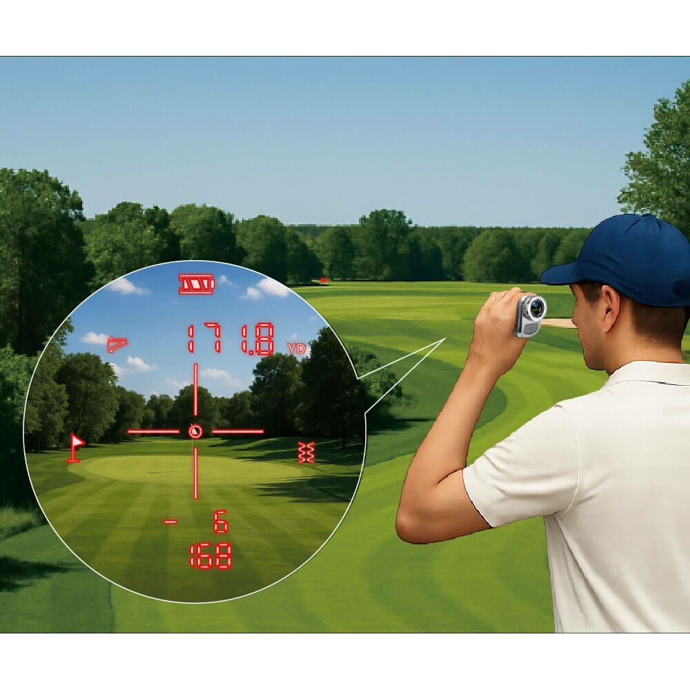 ショットナビ　レーザー距離計　Laser Sniper RAYS GR＋ レーザー スナイパー レイズ グリーン＆レッド プラス　ブラック 詳細3