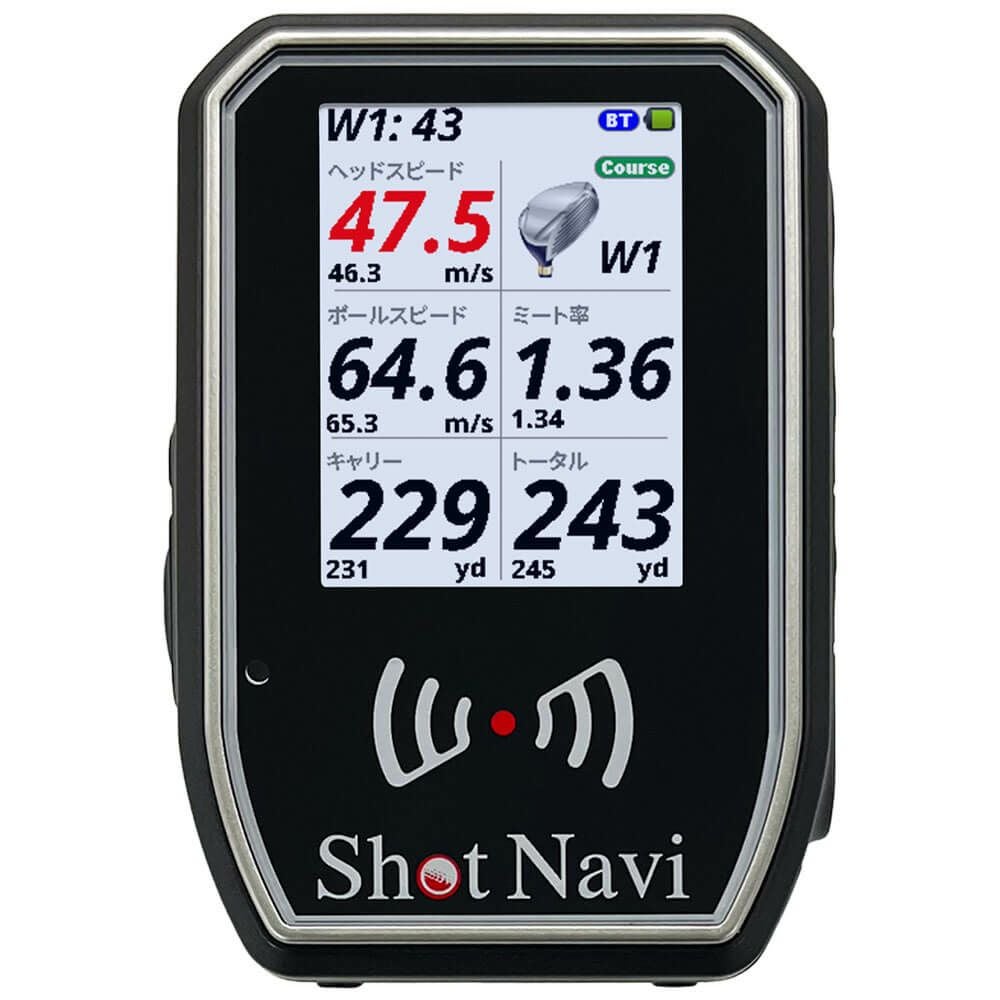 ショットナビ　データ計測器　SHOTLYZER ショットライザー ブラック