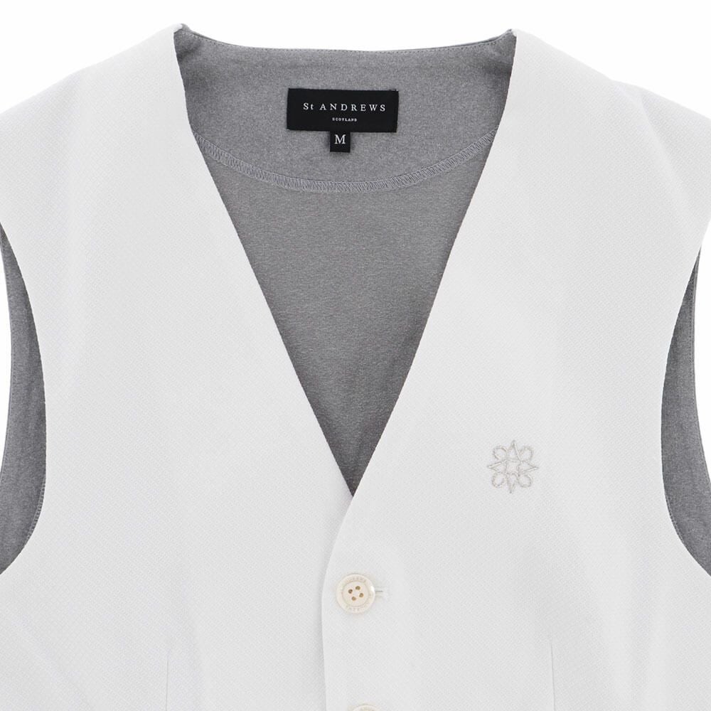 セントアンドリュース St ANDREWS　 メンズ ラメジャガード ジレ 042-1258901 詳細3