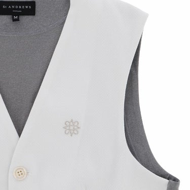 セントアンドリュース St ANDREWS　 メンズ ラメジャガード ジレ 042-1258901 詳細5