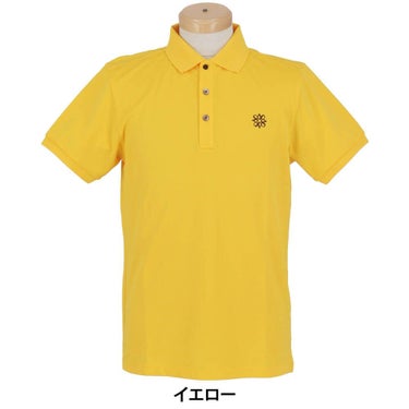 セントアンドリュース St ANDREWS　メンズ 変形 鹿の子 半袖 ポロシャツ 042-1960101 イエロー