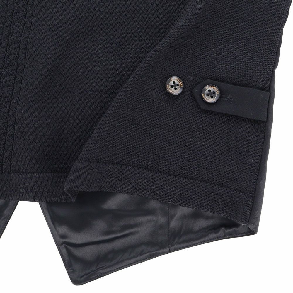 セントアンドリュース St ANDREWS　メンズ ロゴジャガード ジレ 042-2258901 詳細5