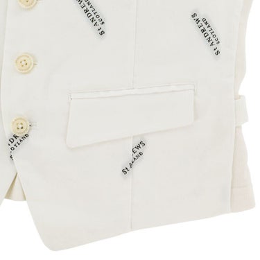 セントアンドリュース St ANDREWS　メンズ ロゴジャガード ジレ 042-2258901 詳細11