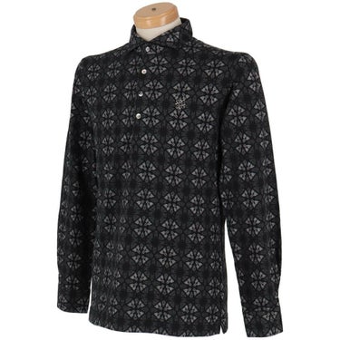 セントアンドリュース St ANDREWS　メンズ エディンパラン ステンドグラス ジャガード 長袖 ポロシャツ 042-2261003 詳細3