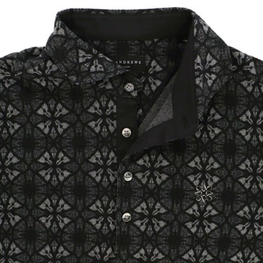 セントアンドリュース St ANDREWS　メンズ エディンパラン ステンドグラス ジャガード 長袖 ポロシャツ 042-2261003 詳細4