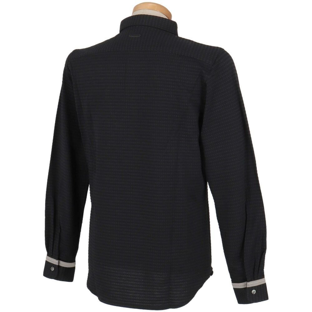 セントアンドリュース St ANDREWS　メンズ サッカー ストレッチ 長袖 ポロシャツ 042-2261101 詳細2