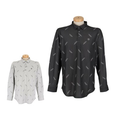 セントアンドリュース St ANDREWS　メンズ ロゴジャガード 長袖 ポロシャツ 042-2261901 詳細1