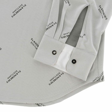 セントアンドリュース St ANDREWS　メンズ ロゴジャガード 長袖 ポロシャツ 042-2261901 詳細10