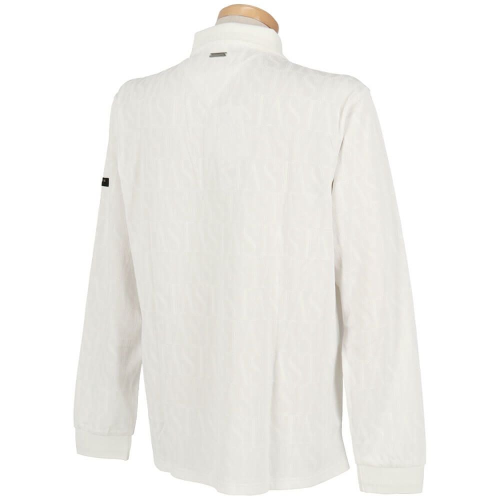 セントアンドリュース St ANDREWS　メンズ STAシルエット 総柄ジャガード 長袖 ポロシャツ 042-2261951 詳細4