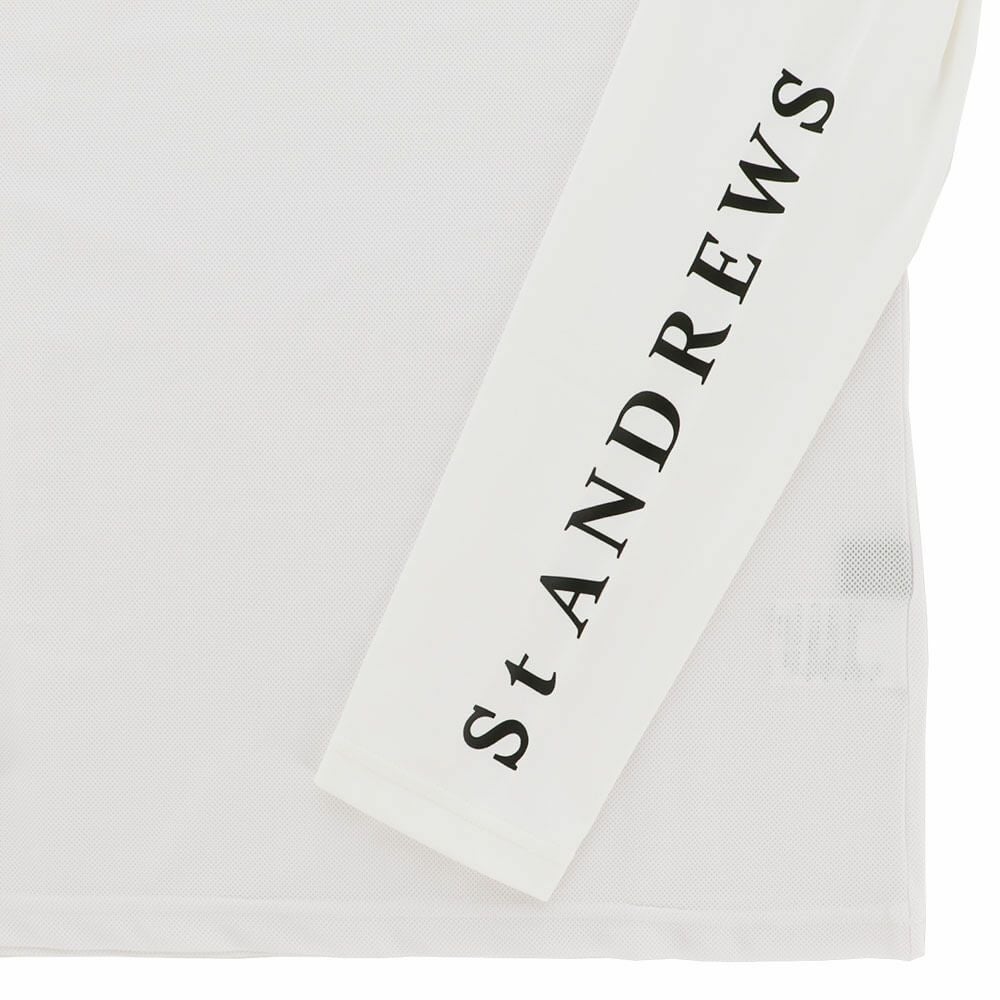 セントアンドリュース St ANDREWS　メンズ ツインコットUV×SUNPROFIT メッシュ 長袖 Uネック インナーシャツ 042-2966353 詳細7