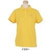 セントアンドリュース StANDREWS レディースシャツ リブ衿 鹿の子 半袖 ポロシャツ 042-1960104 イエロー